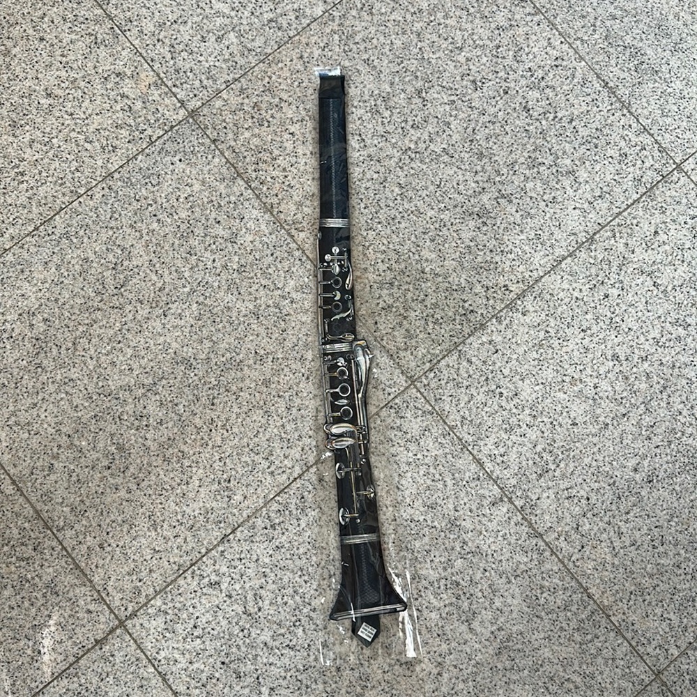 Silk tie shaped like a clarinet